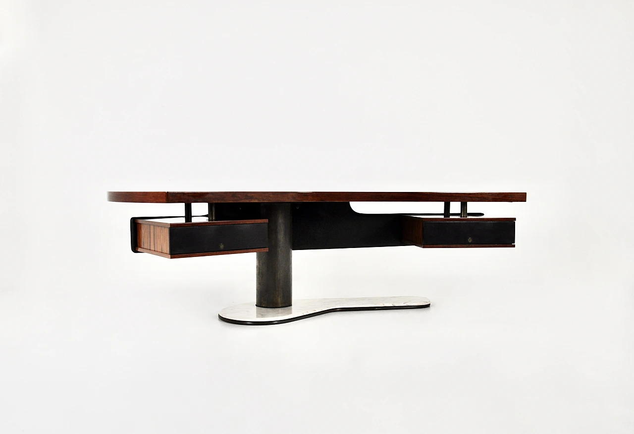 Boomerang desk by Renzo Schirolli, 1960s 1