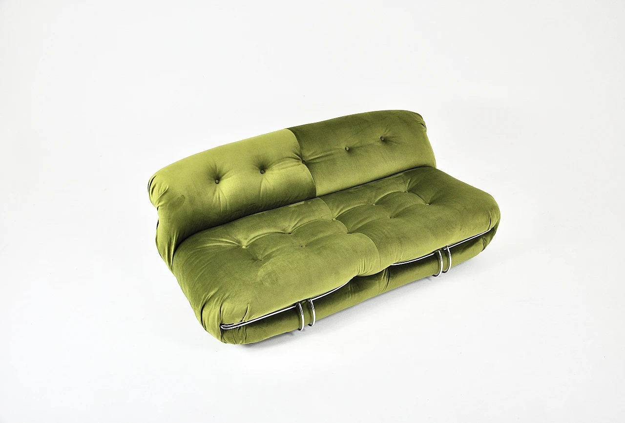 Soriana Sofa by Afra & Tobia Scarpa for Cassina, 1970s 2