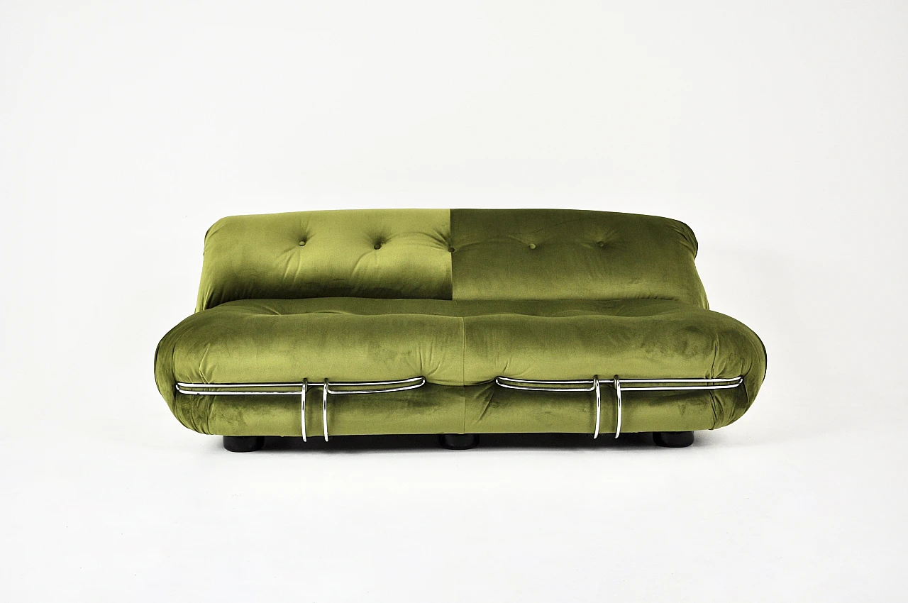 Soriana Sofa by Afra & Tobia Scarpa for Cassina, 1970s 3