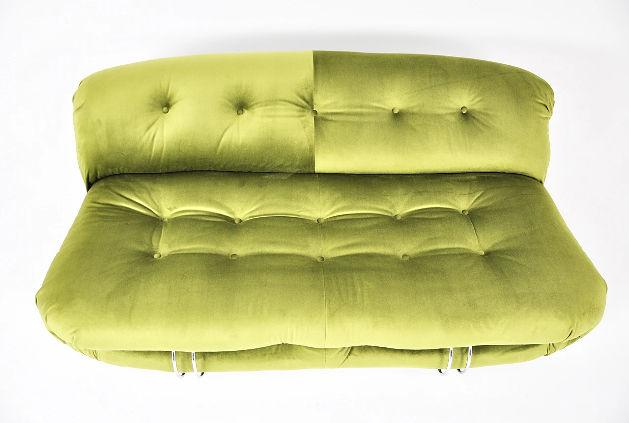 Soriana Sofa by Afra & Tobia Scarpa for Cassina, 1970s 7