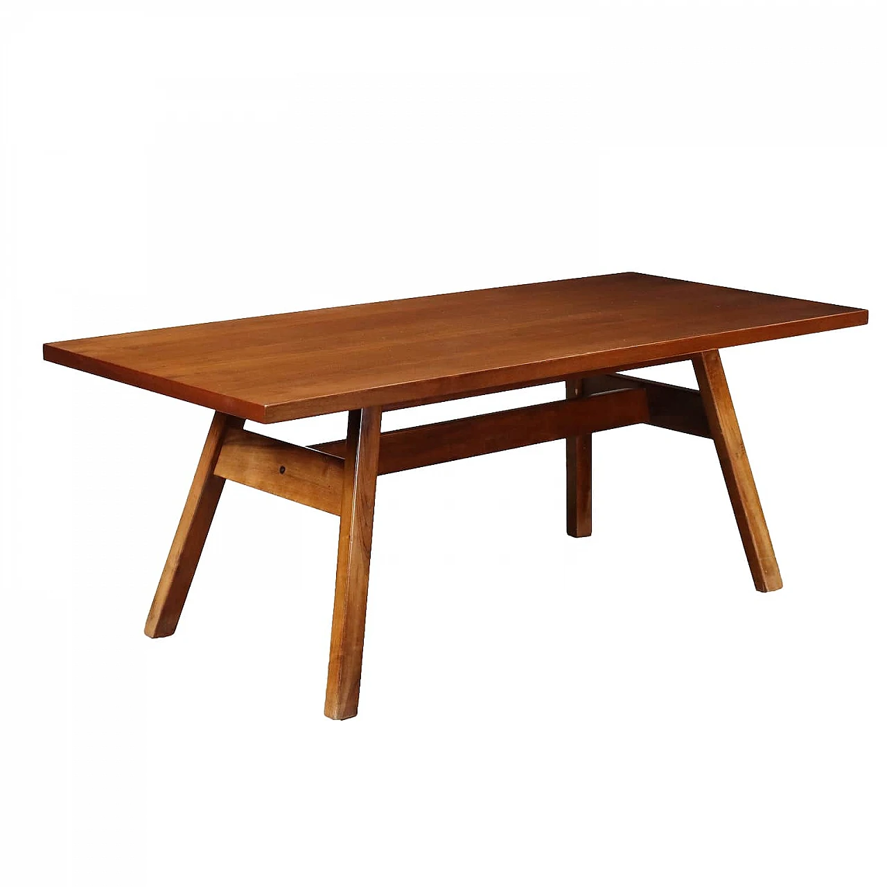 Torbecchia table in walnut by Michelucci for Poltronova, 1964 1