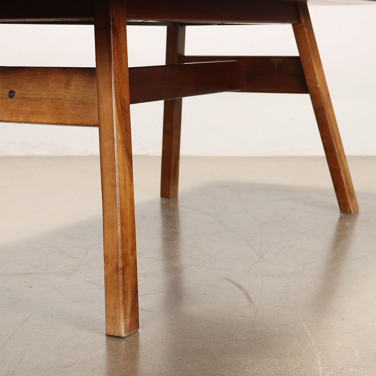 Torbecchia table in walnut by Michelucci for Poltronova, 1964 5