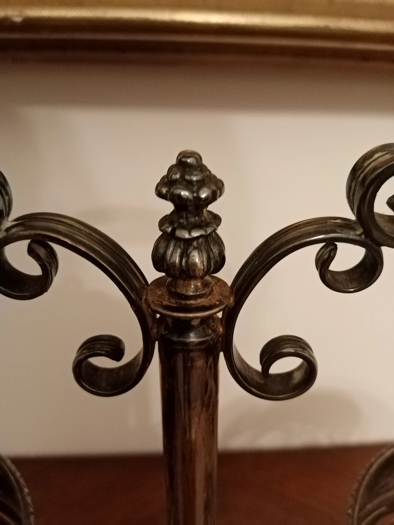 800 century silver bottle rack with two baskets, 1950s 7