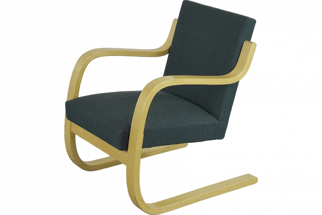 Armchair 402 in solid birch by Alvar Aalto 9