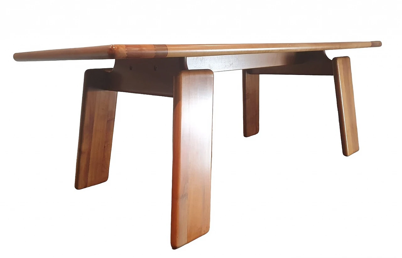 Sapporo walnut table by Mario Marenco for Mobilgirgi, 1970s 6