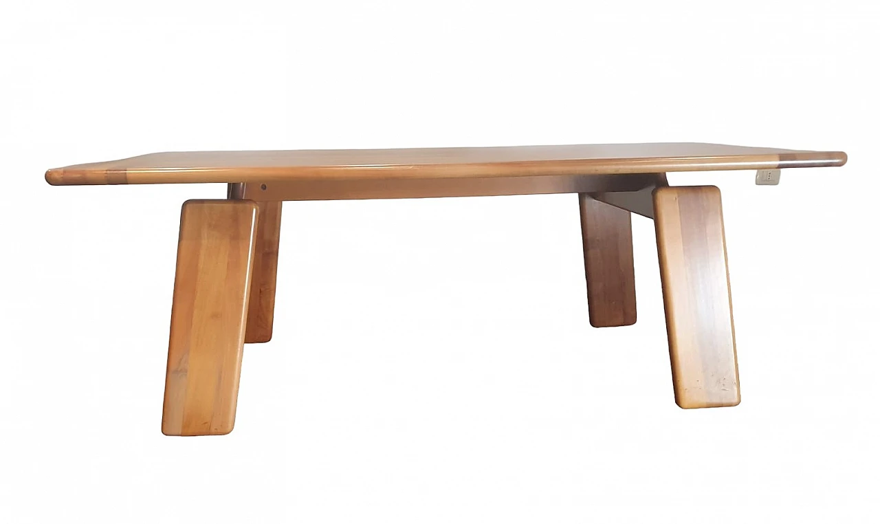 Sapporo walnut table by Mario Marenco for Mobilgirgi, 1970s 7