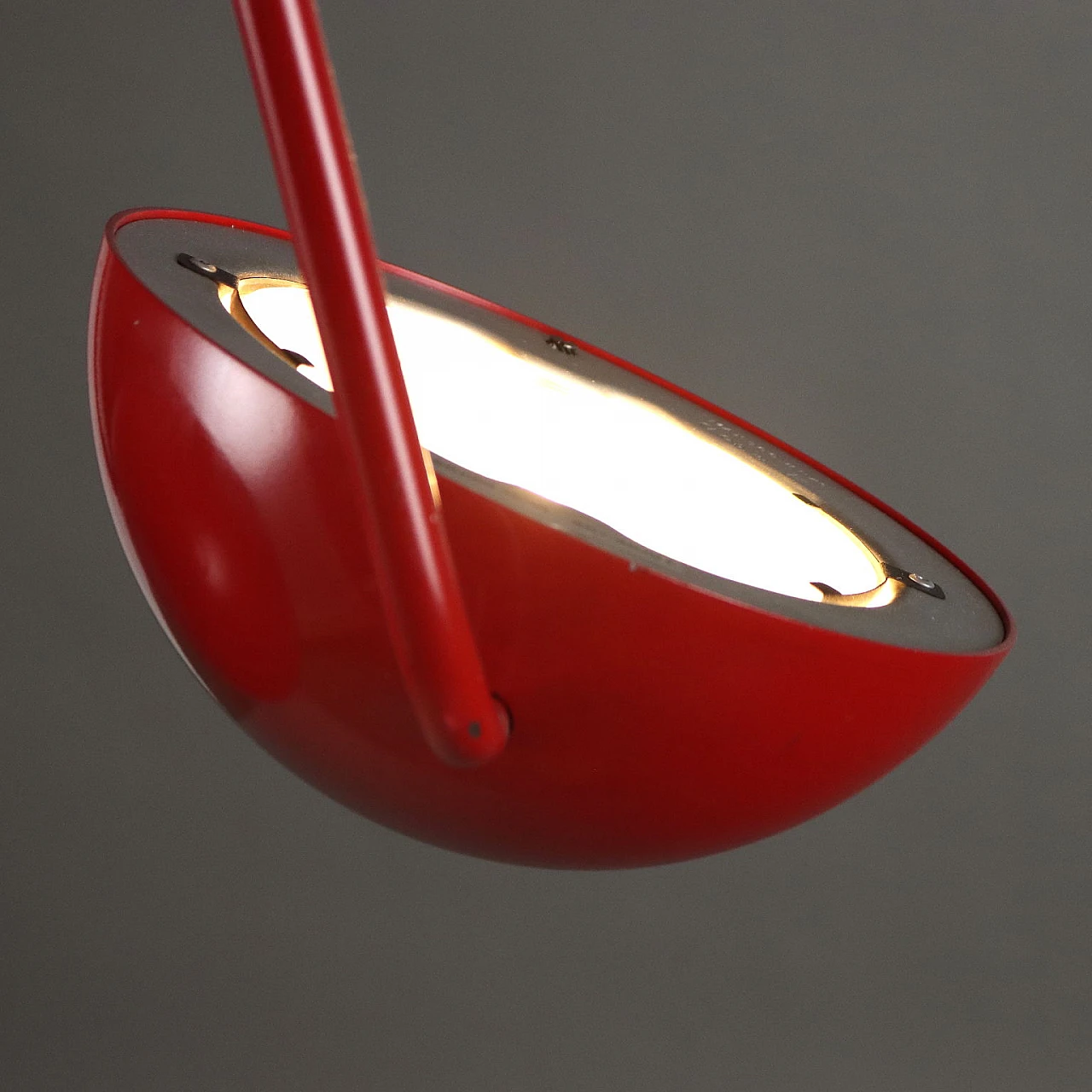 Lacquered metal Bikoni lamp by Tronconi, 1980s 4