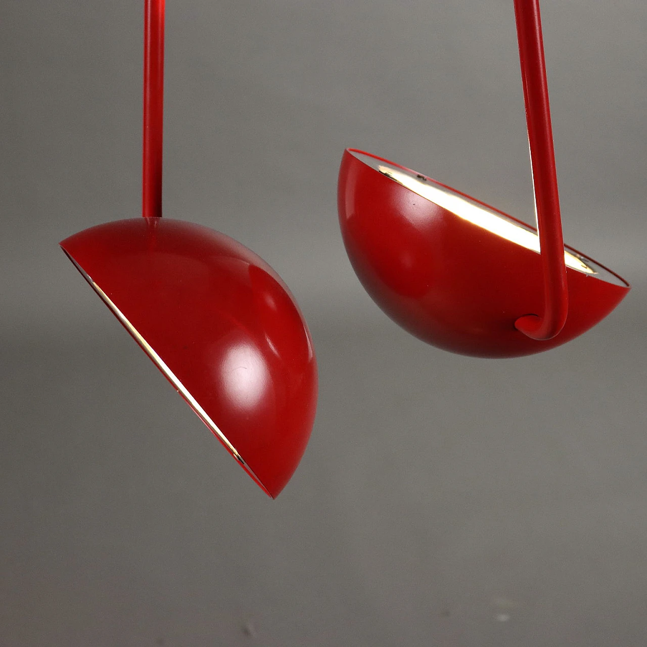 Lacquered metal Bikoni lamp by Tronconi, 1980s 6