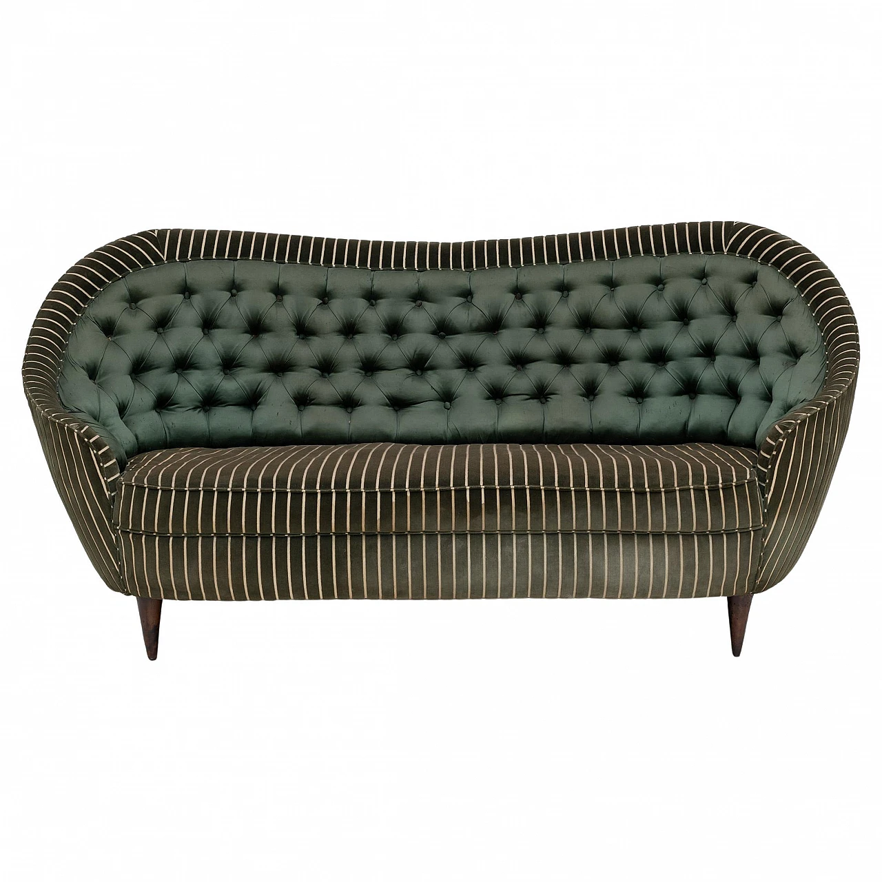 Gio Ponti Mid-century Modern Italian Sofa for Casa e Giardino, 1940s 1