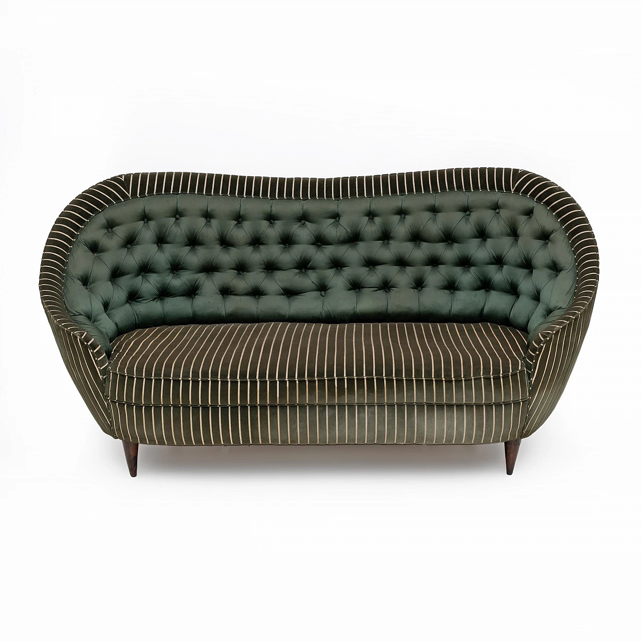 Gio Ponti Mid-century Modern Italian Sofa for Casa e Giardino, 1940s 3