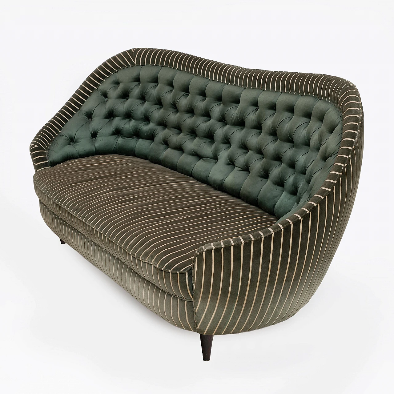 Gio Ponti Mid-century Modern Italian Sofa for Casa e Giardino, 1940s 6