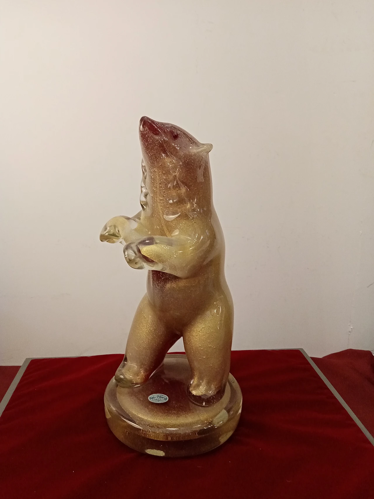 Murano glass bear by Ilco Vetri d'Arte, 1960s 1