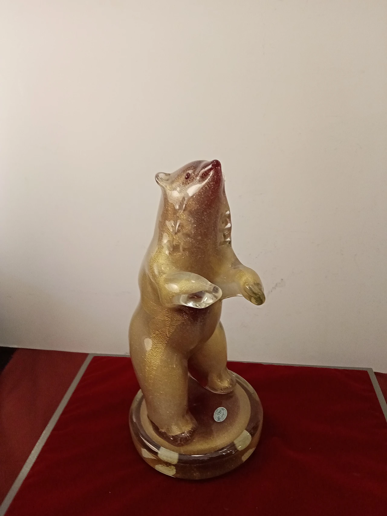 Murano glass bear by Ilco Vetri d'Arte, 1960s 3