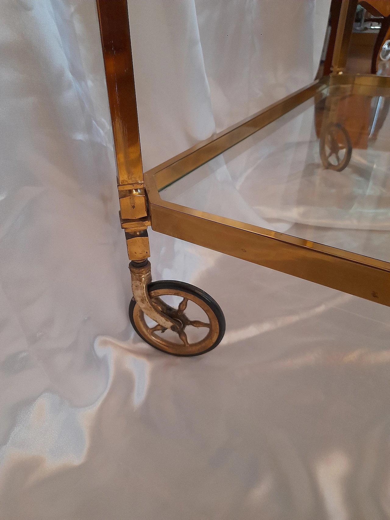 Brass cart, 50s 10