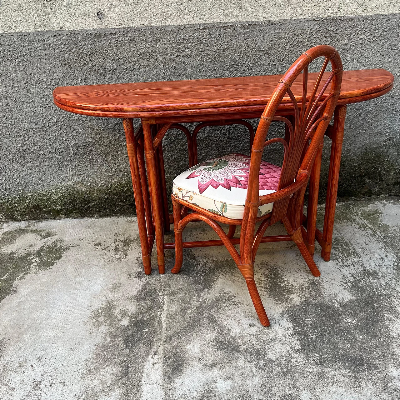 Writing table with chair by Maugrion for Roche Bobois, 1980s 5