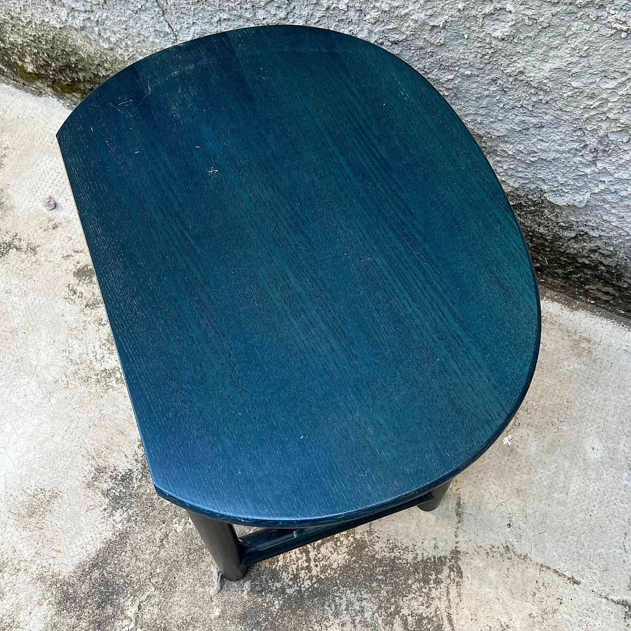 Wooden bedside table with glass top by Roberti Rattan, 1980s 8