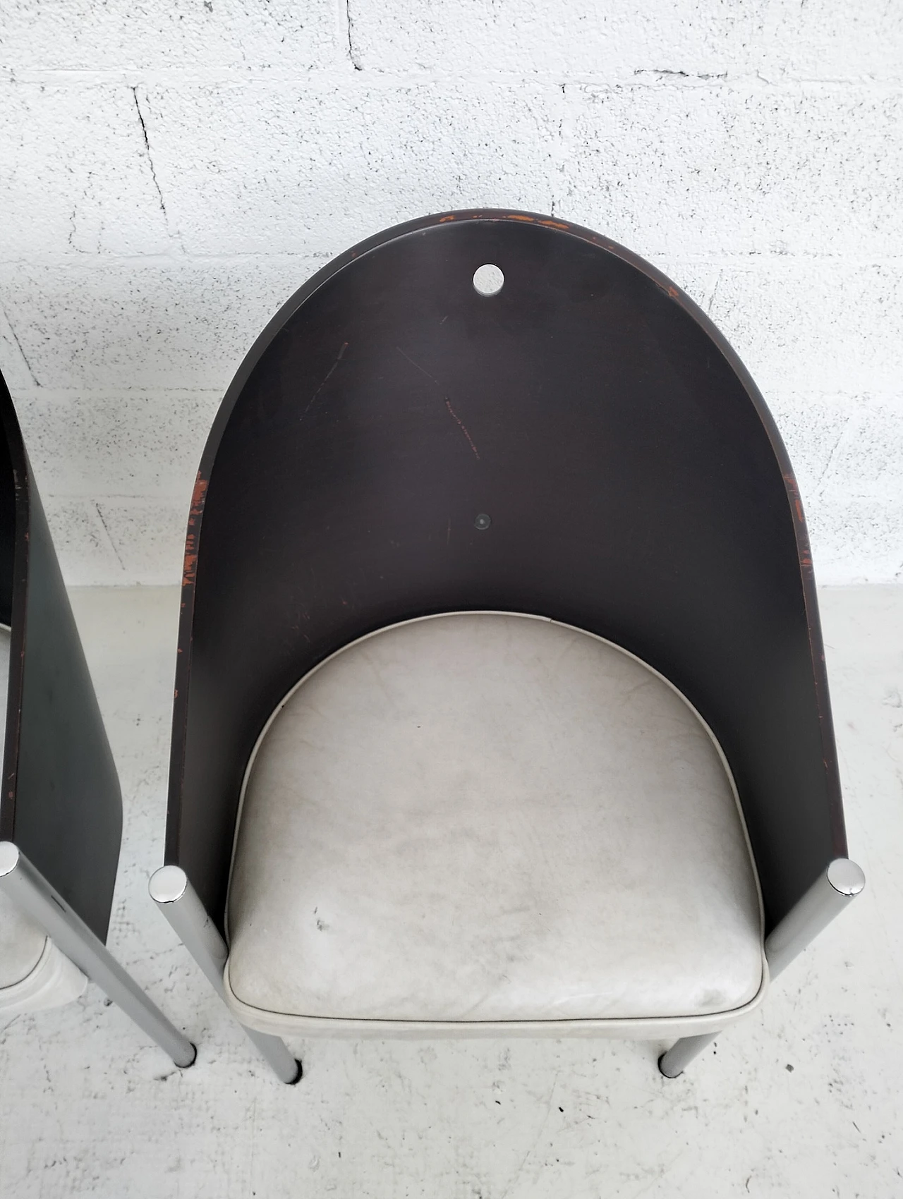 2 Costes chairs by Philippe Starck  for Driade  80s 11