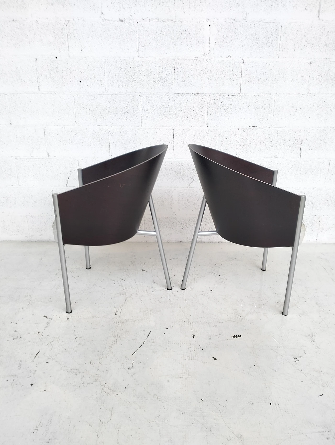 2 Costes chairs by Philippe Starck  for Driade  80s 12