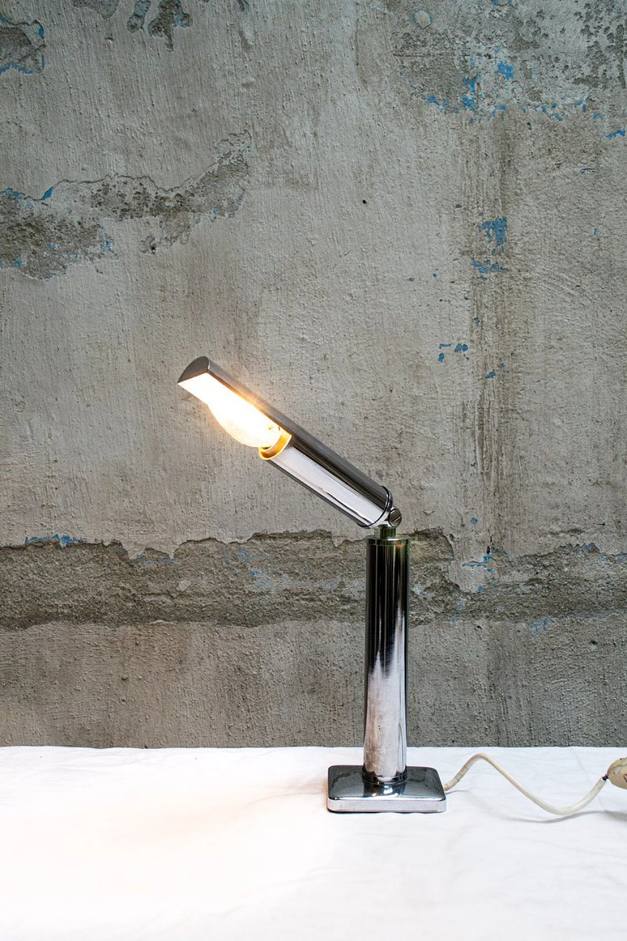 Steel wall lamp by Reggiani, 1960s 2