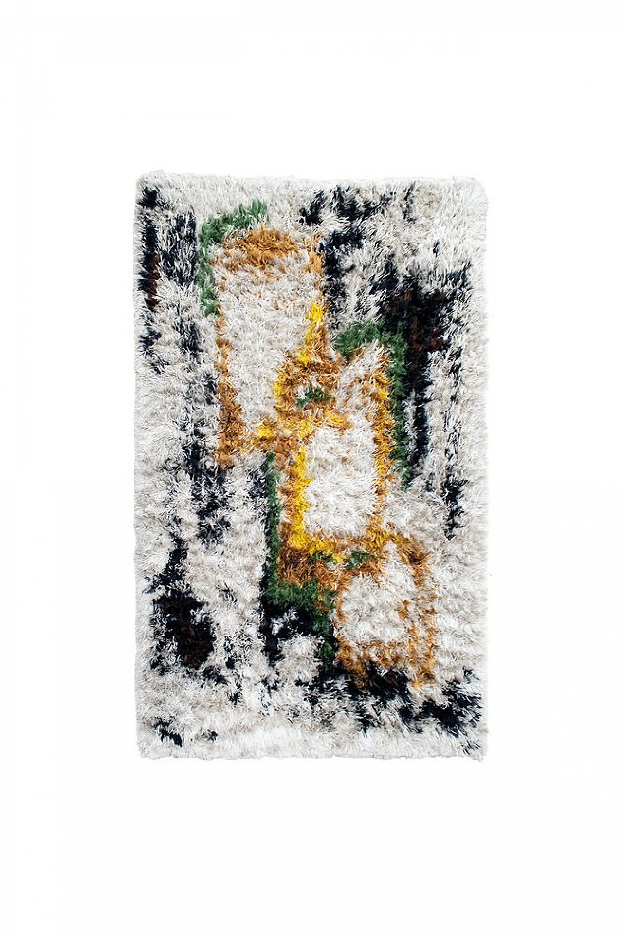 Long pile wool rug by Dal Lago, 1970s 1