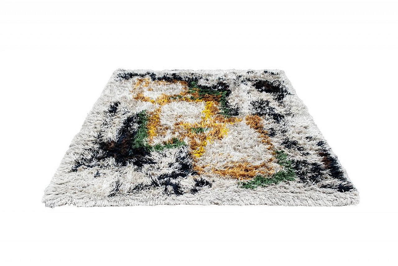 Long pile wool rug by Dal Lago, 1970s 2