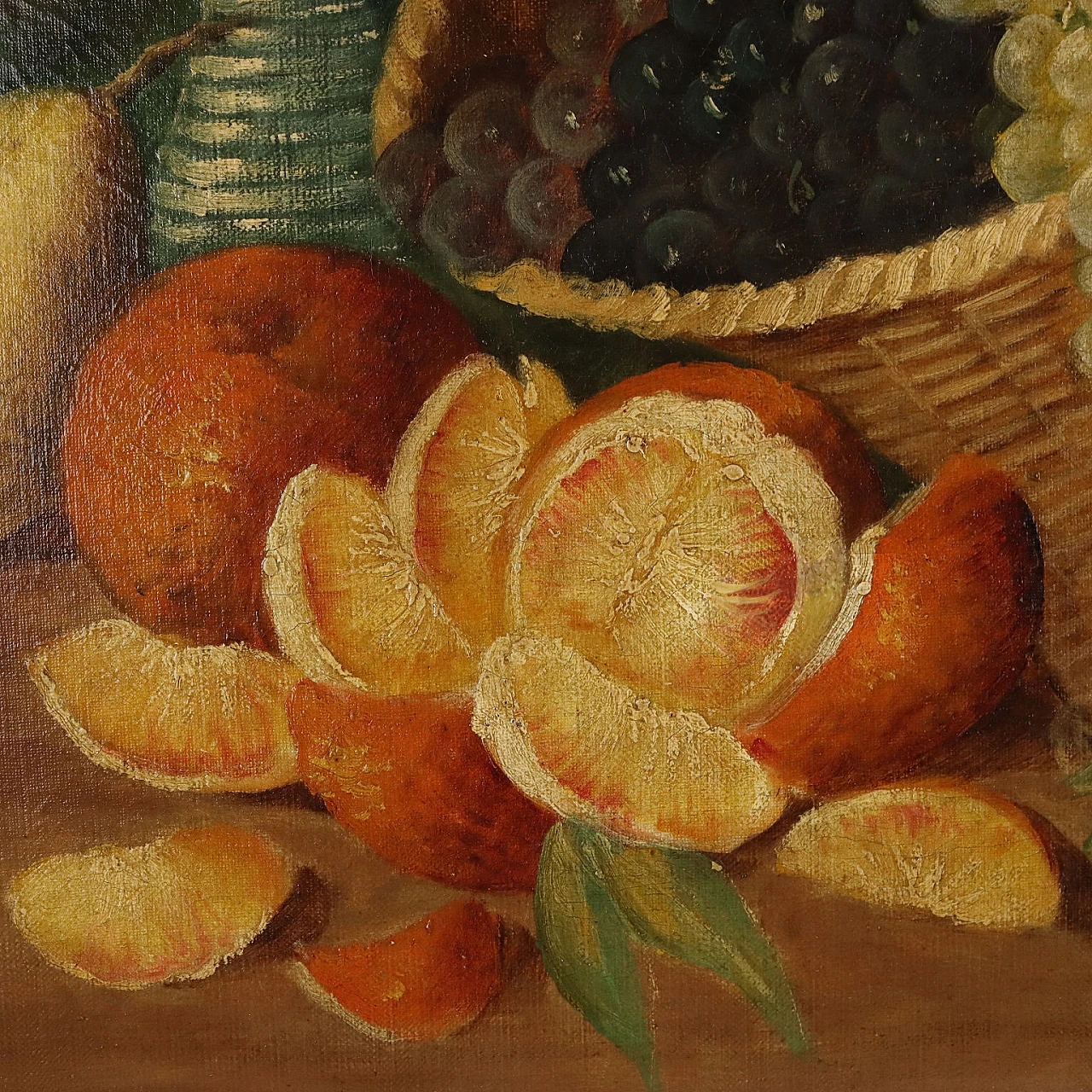 Composizione con frutta, olio su tela, inizio '900 6