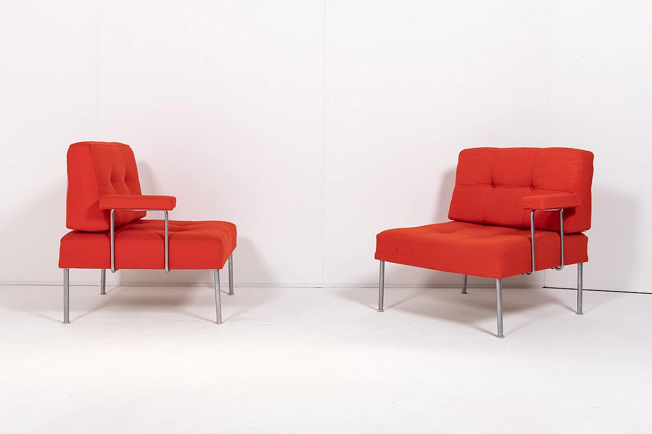 Pair of Revolt armchairs by Poul Cadovius for France & Son, 1960s 2