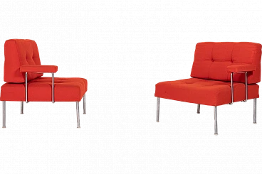 Pair of Revolt armchairs by Poul Cadovius for France & Son, 1960s