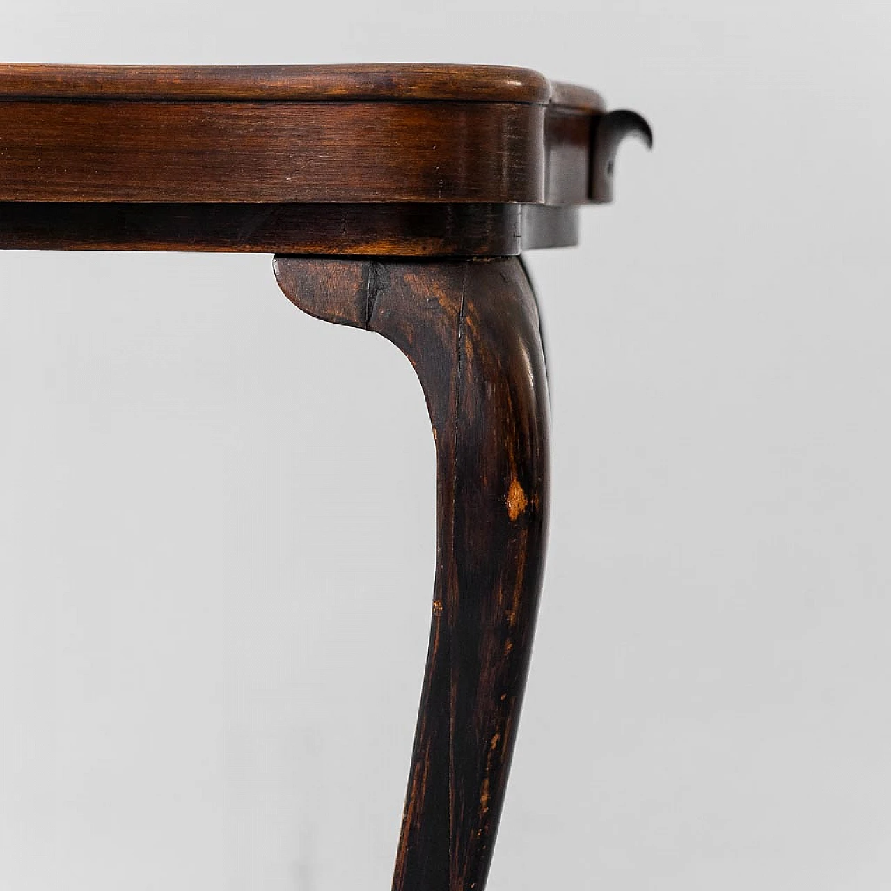 Wooden food trolley with tray, 1950s 5