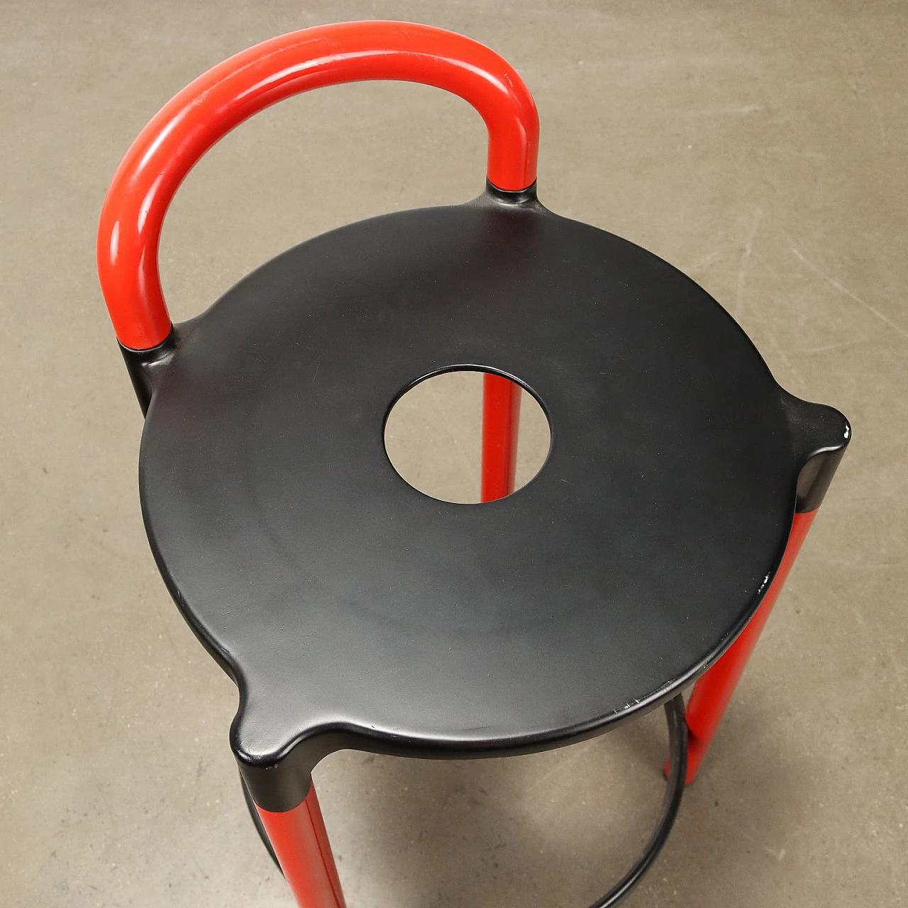 Stool by Anna Castelli Ferrieri for Kartell, 1980s 5