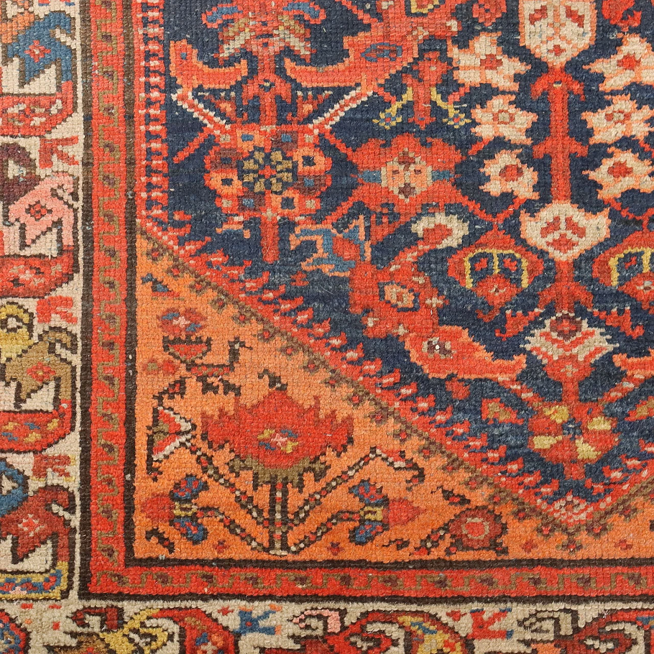 Malayer Iranian cotton and wool carpet 6