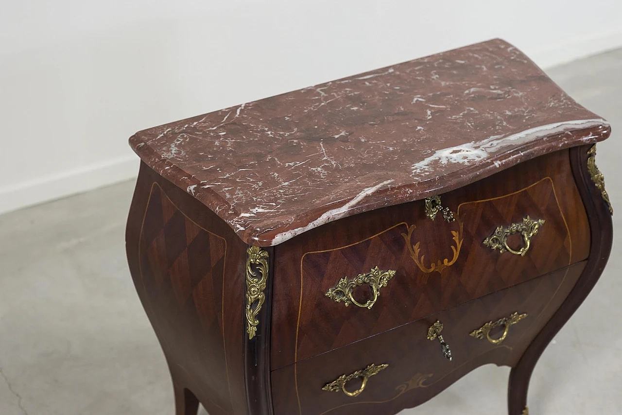 French Mahogany Veneer Commode, 1930s 3