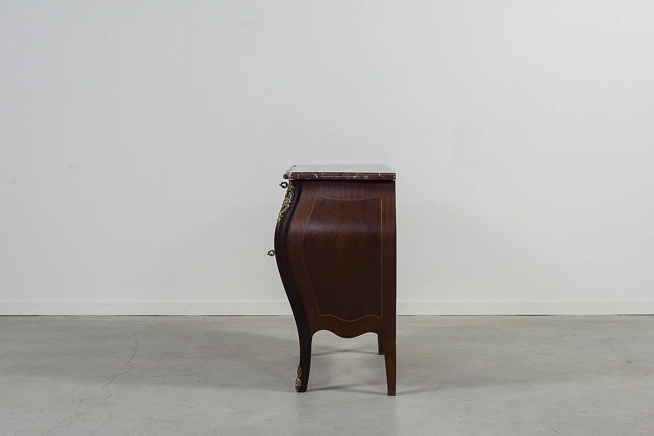 French Mahogany Veneer Commode, 1930s 6