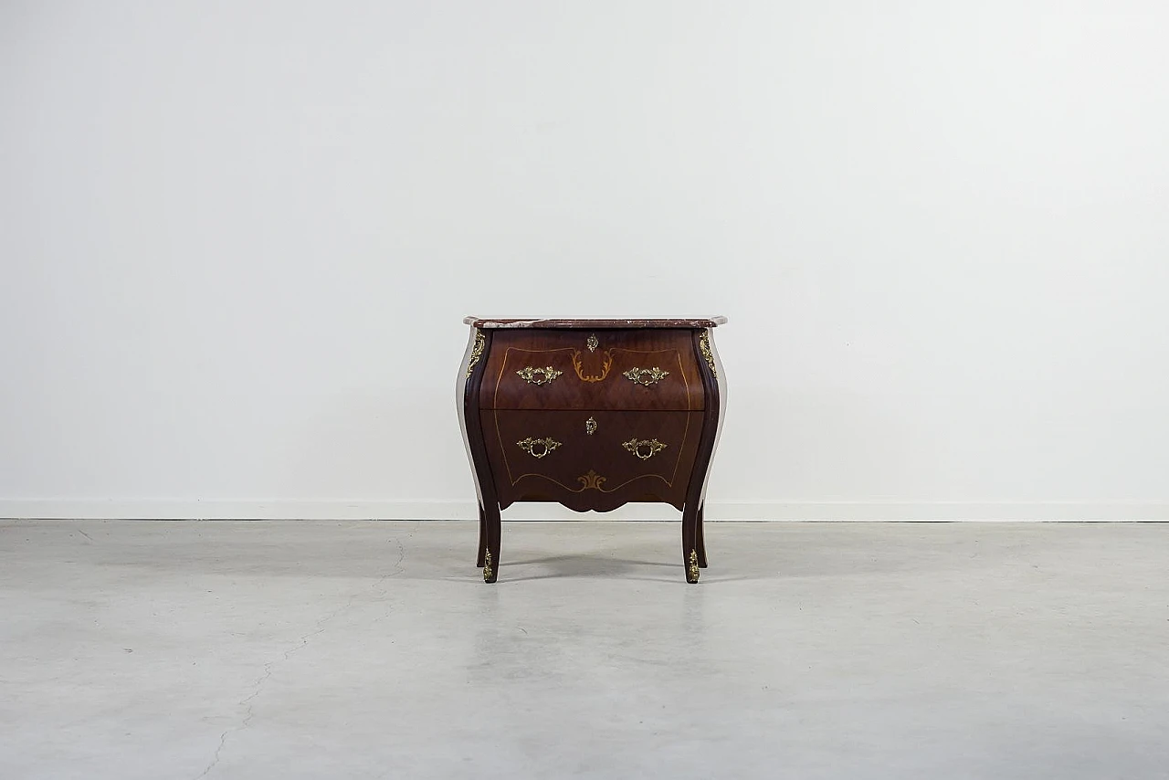 French Mahogany Veneer Commode, 1930s 7