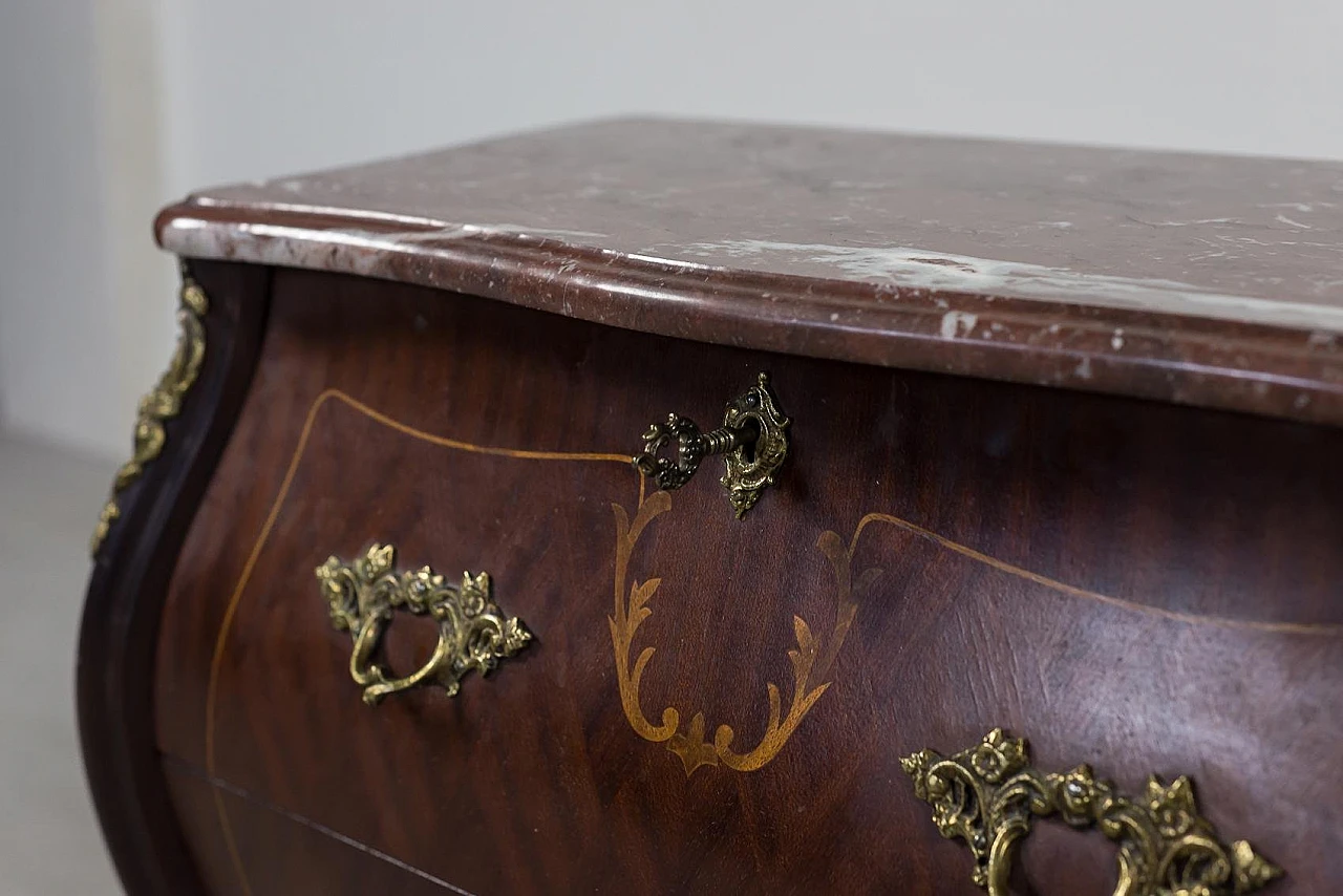 French Mahogany Veneer Commode, 1930s 10