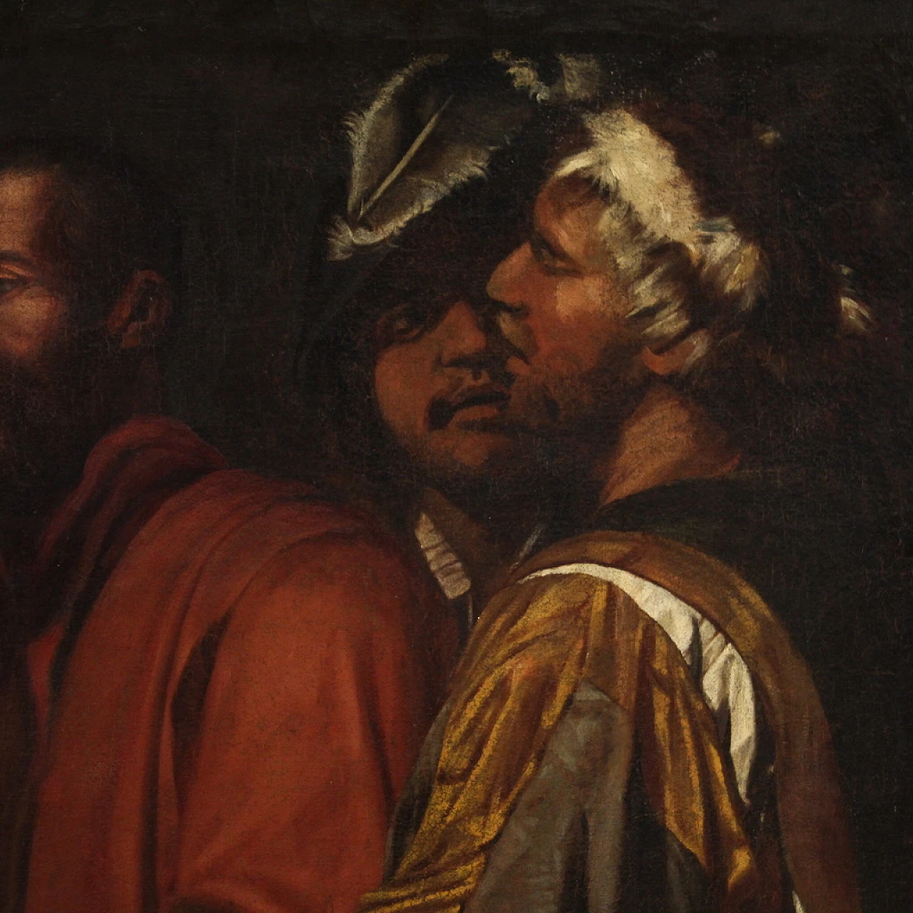 The Kiss of Judas Italian painting, 17th century 10