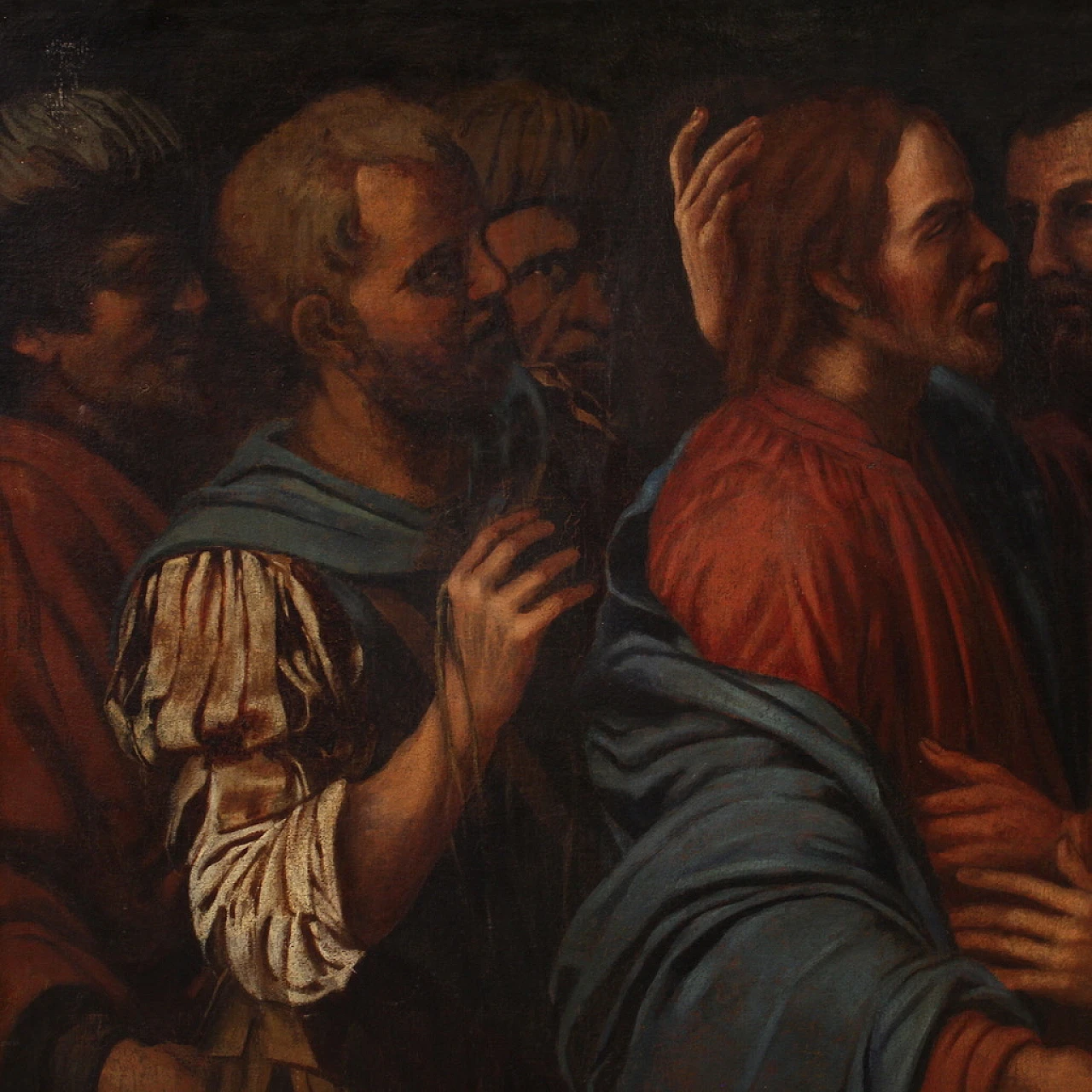 The Kiss of Judas Italian painting, 17th century 11