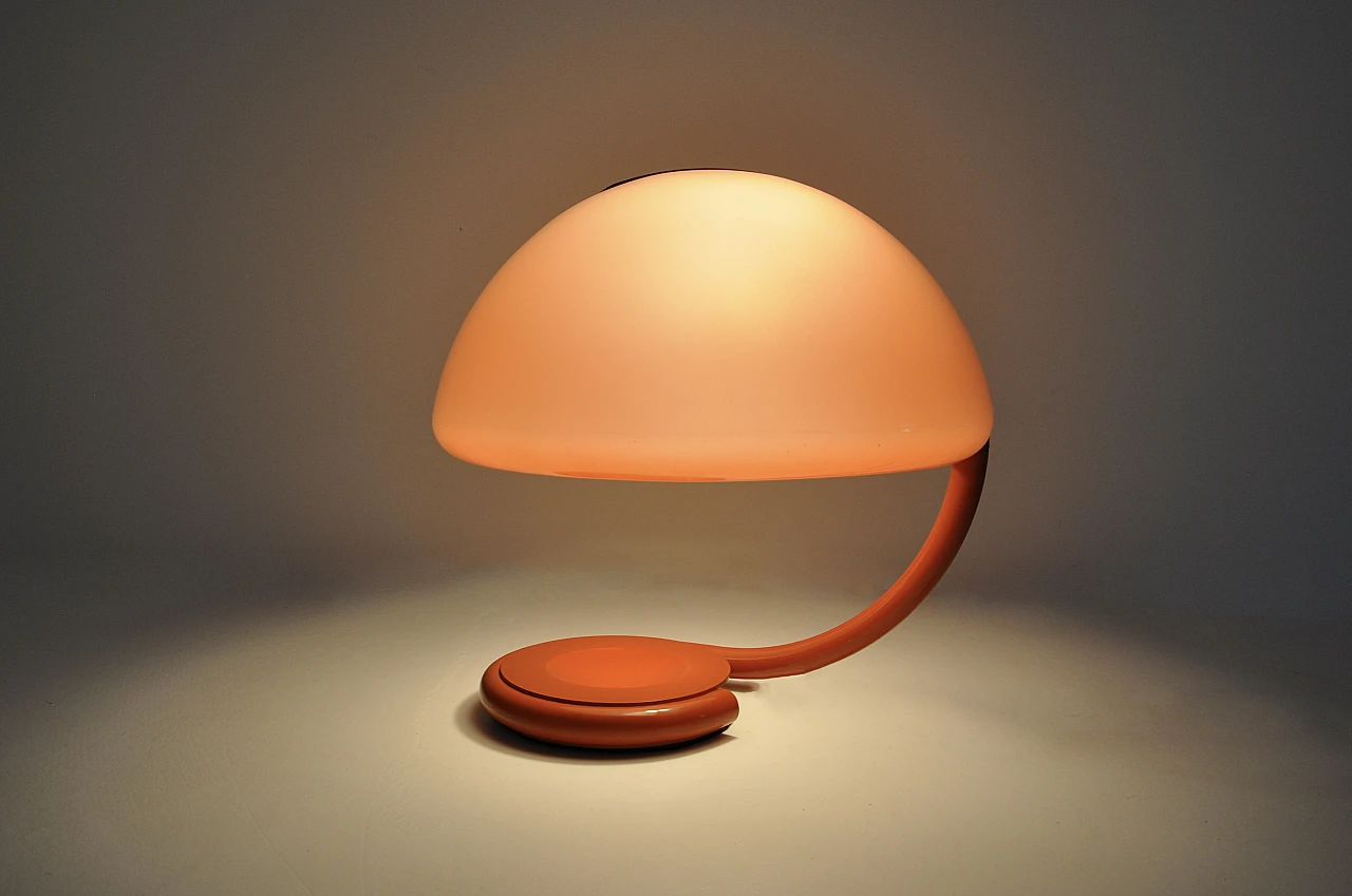 Serpente Table Lamp by Elio Martinelli for Martinelli Luce, 1960s 2