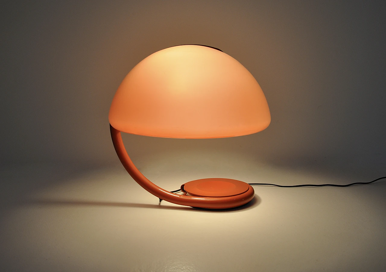 Serpente Table Lamp by Elio Martinelli for Martinelli Luce, 1960s 4