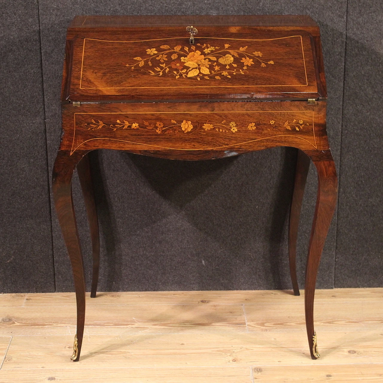 Louis XV style inlaid flap 3