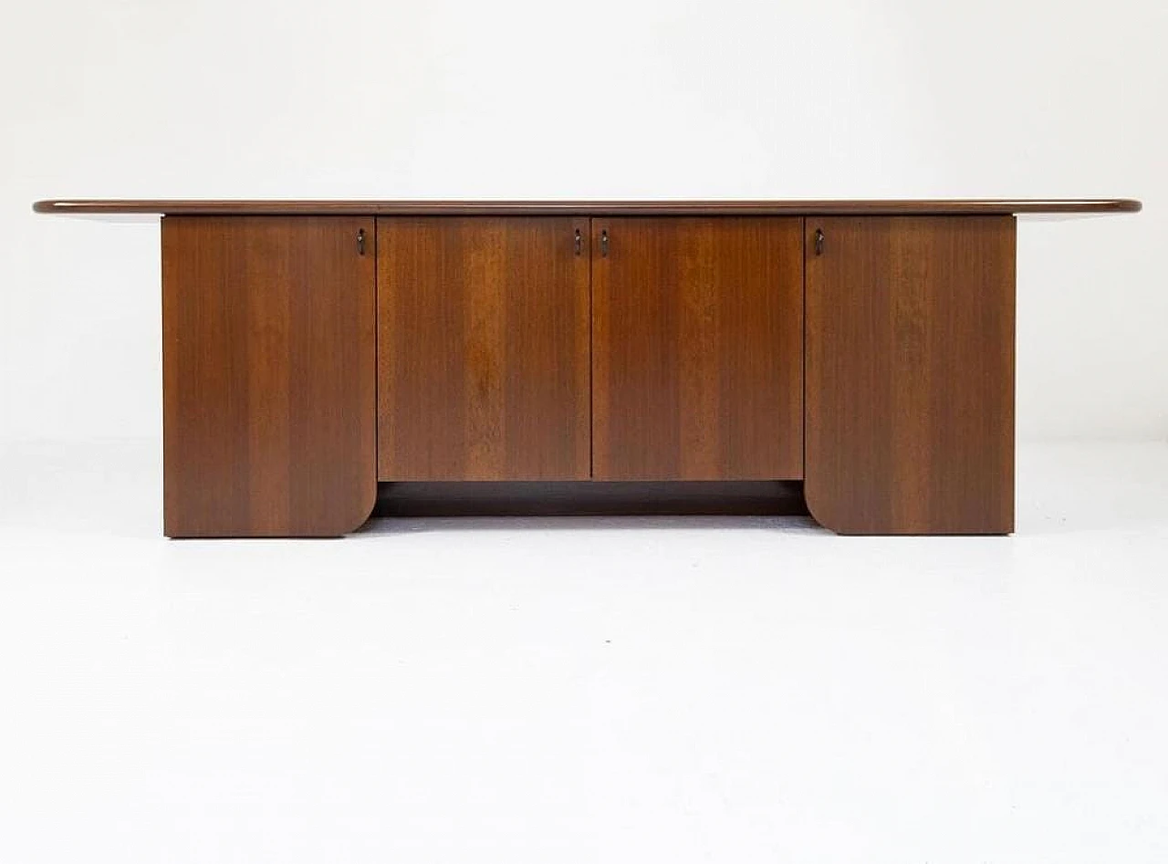 Credenza in palissandro di Luigi Saccardo per Gasparello, anni '80 13