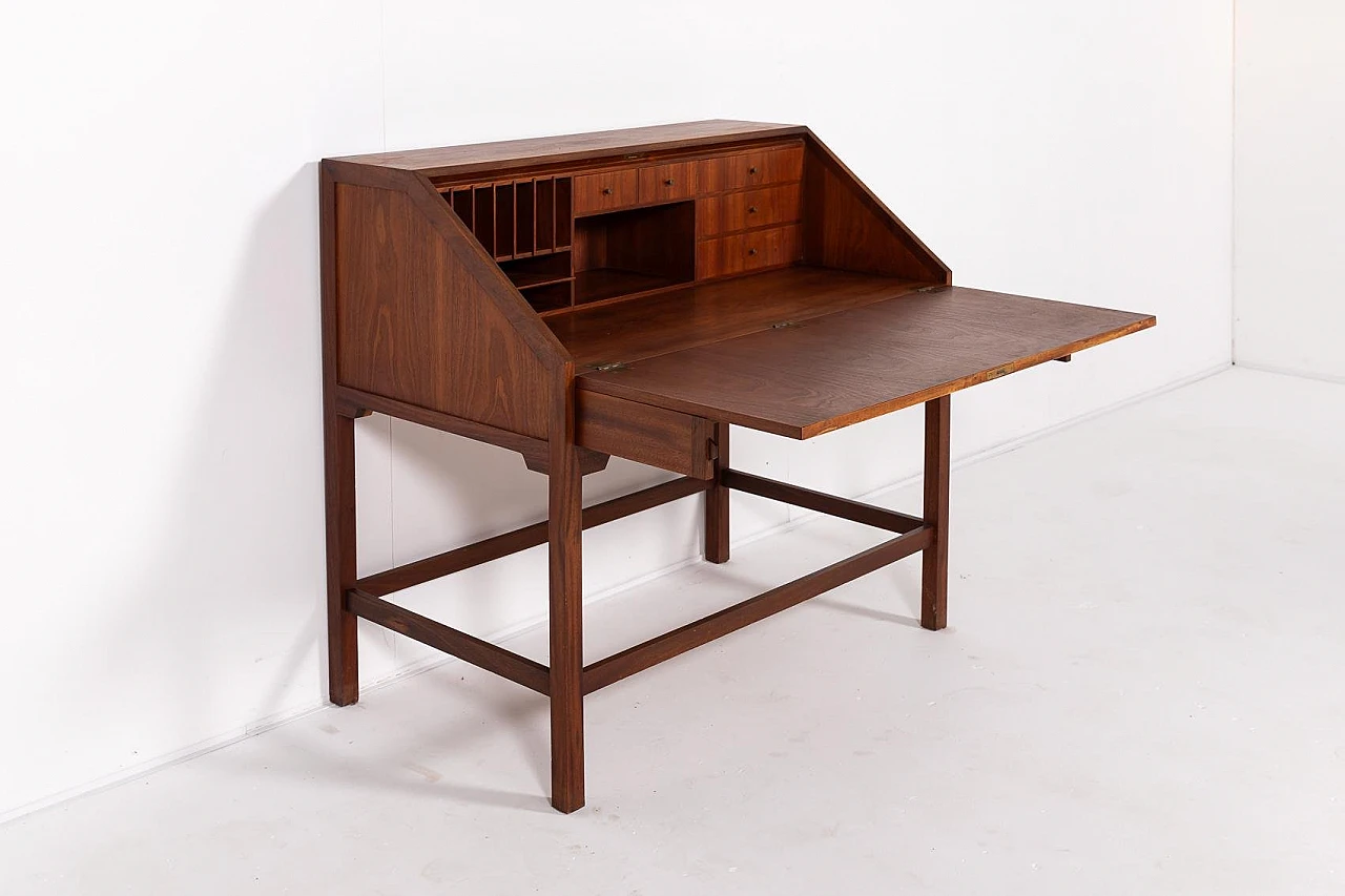 Scrivania Mid-Century in teak di Illums Bolighus, anni '50 3