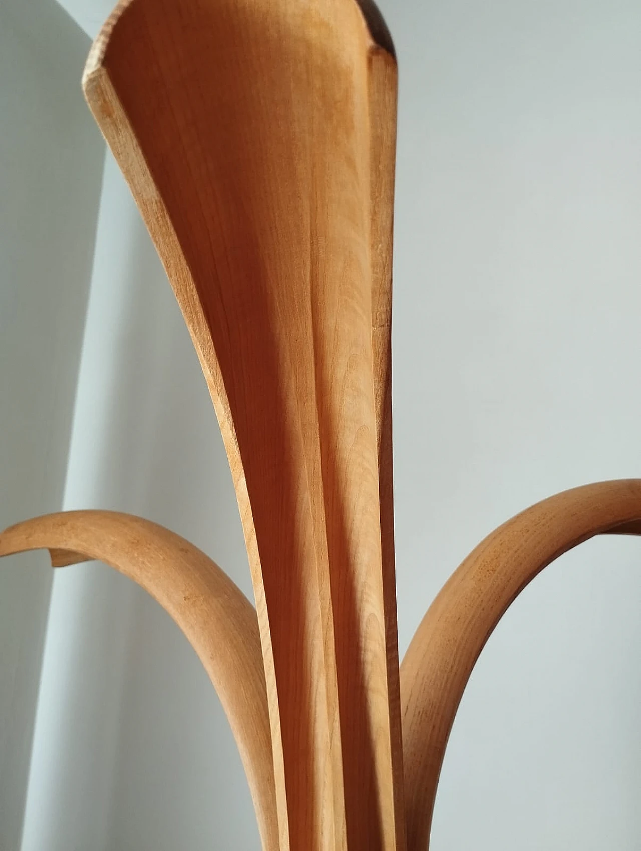 Bent ash coat stand by Offredi Giovanni for Crassevig, 1970s 14