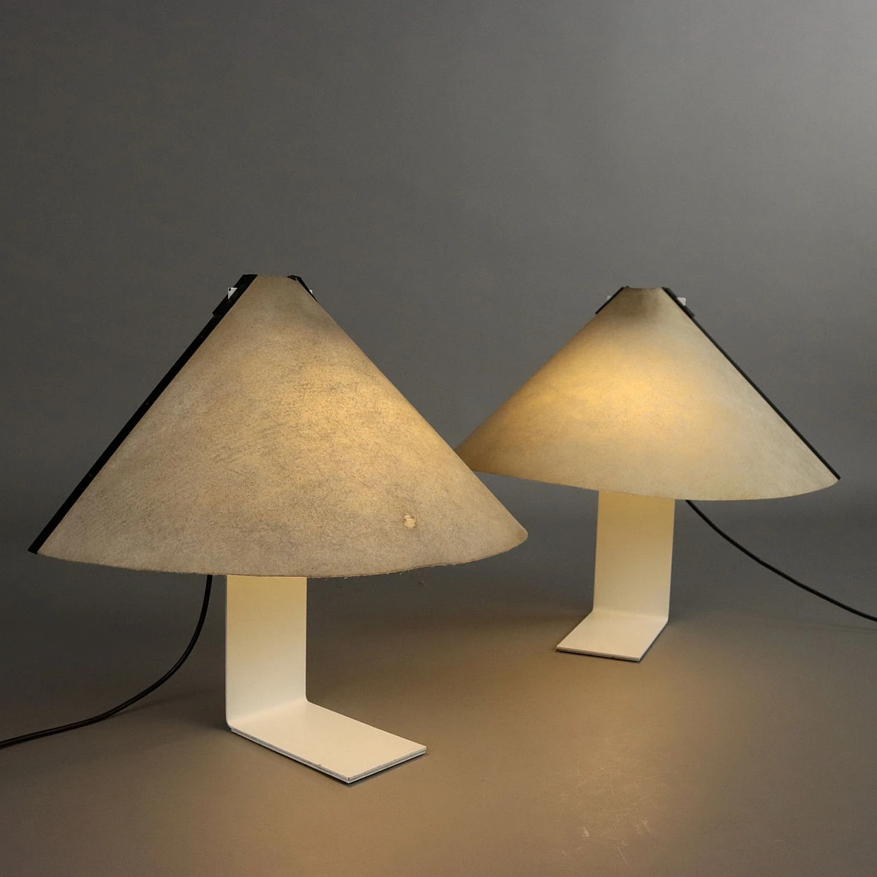 Pair of Porsenna table lamps by Magistretti for Artemide, 1980s 1