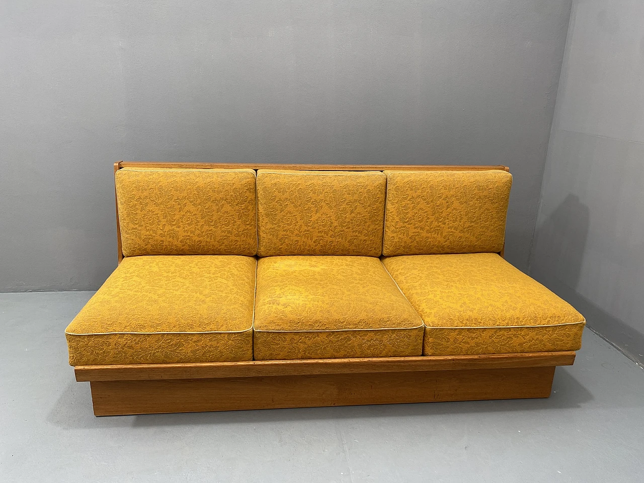 Mid century folding Sofabed, 1960s, Czechoslovakia 8