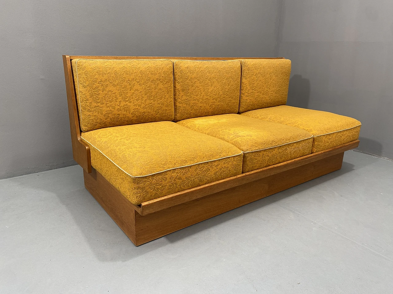 Mid century folding Sofabed, 1960s, Czechoslovakia 18