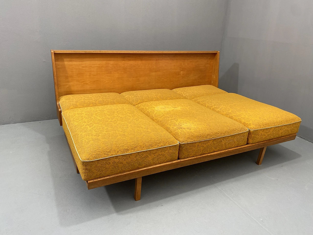 Mid century folding Sofabed, 1960s, Czechoslovakia 21