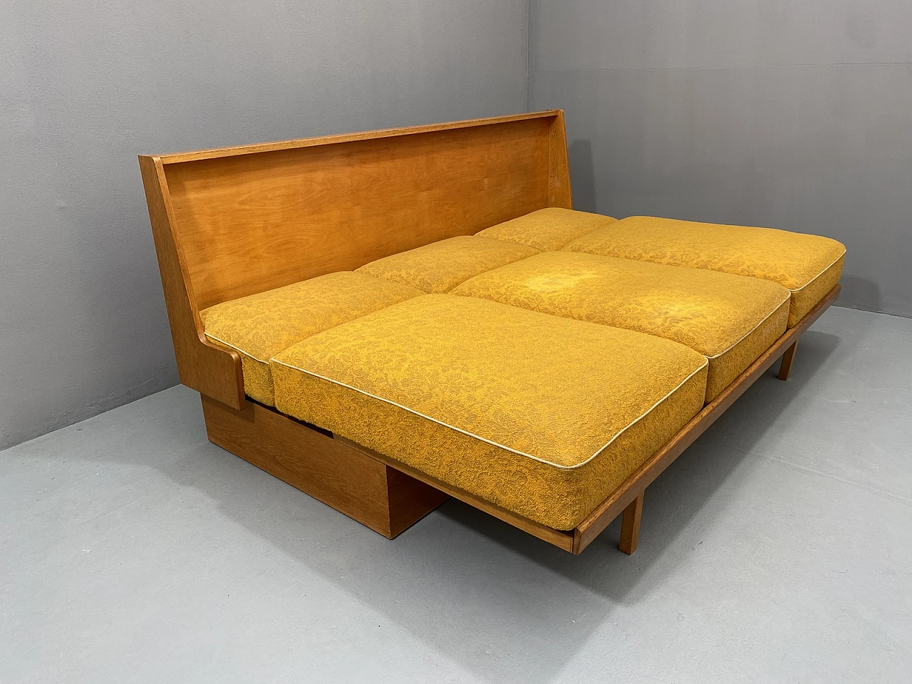 Mid century folding Sofabed, 1960s, Czechoslovakia 22