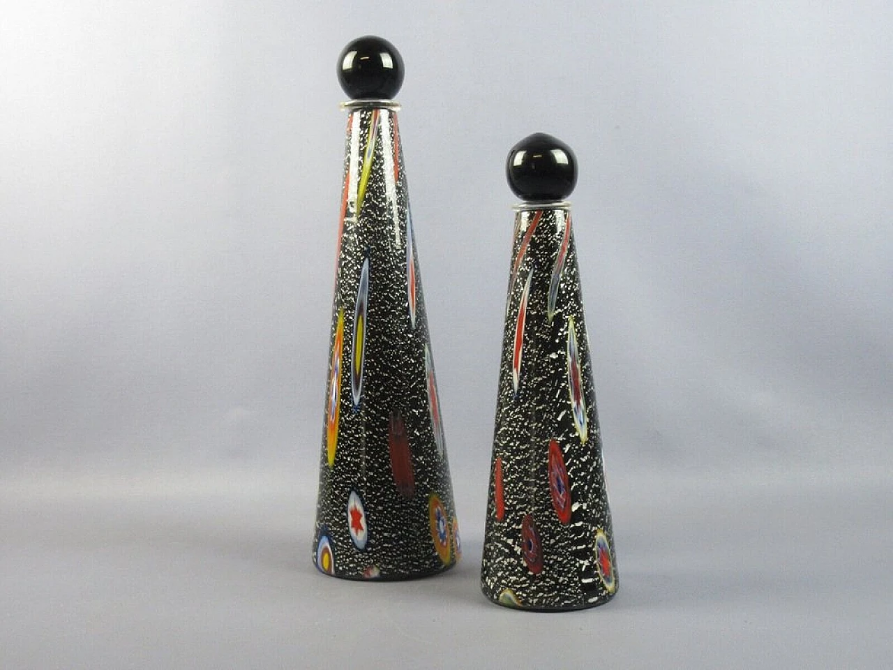 Artistic bottles Murano glass sculptures by Michielotto 3