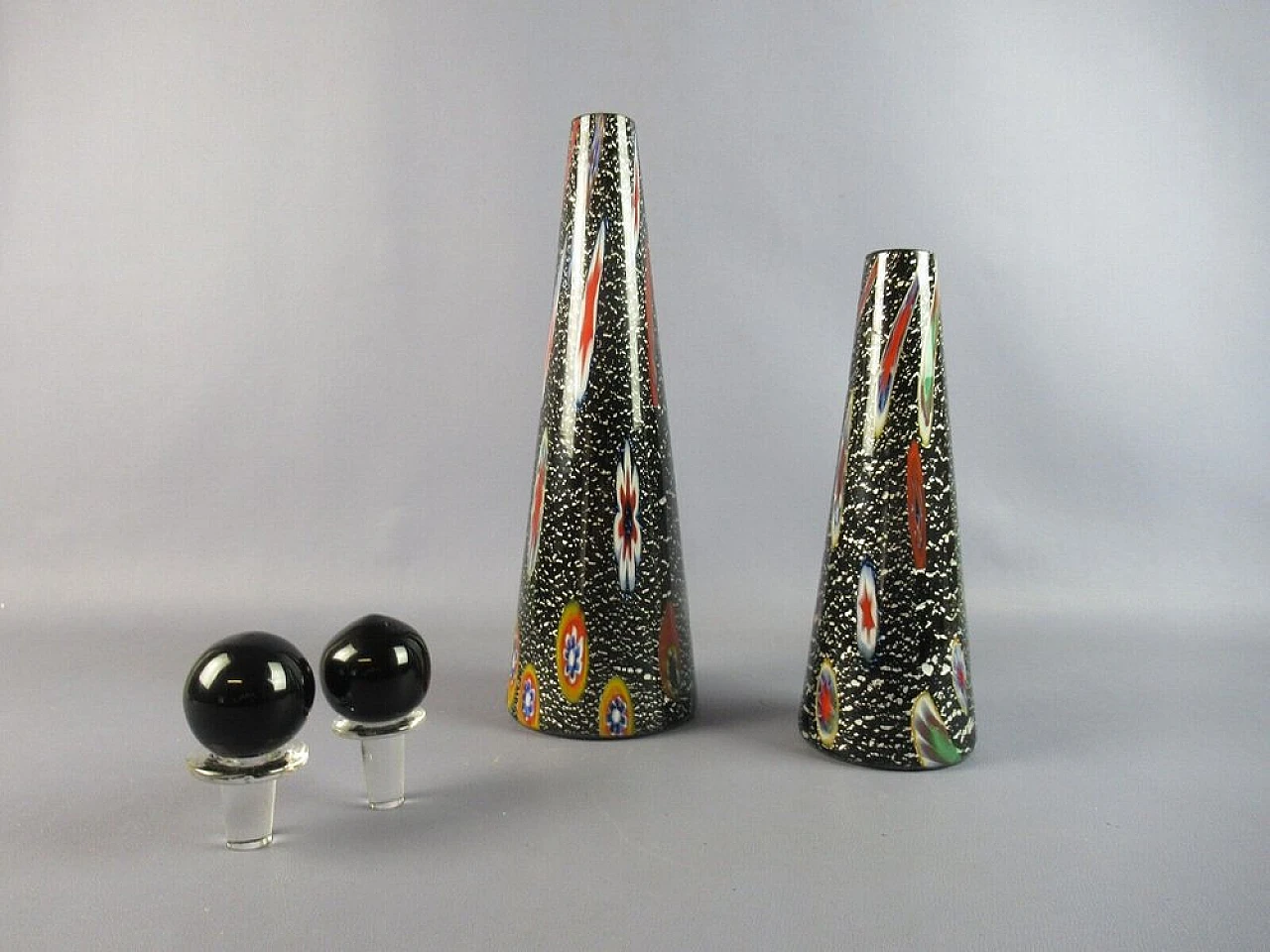 Artistic bottles Murano glass sculptures by Michielotto 4